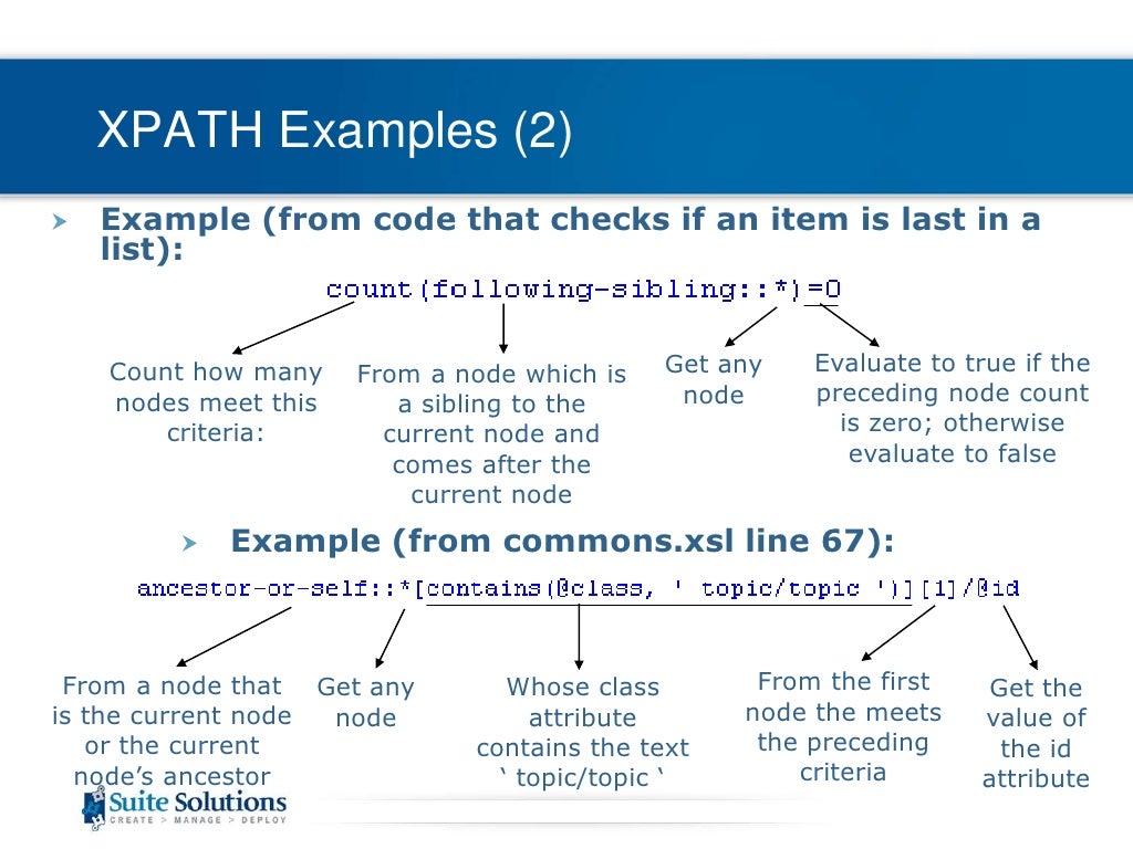 Overview of XSL, XPath and XSL-FO