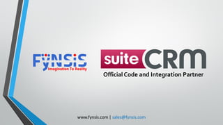 Official Code and Integration Partner
www.fynsis.com | sales@fynsis.com
 