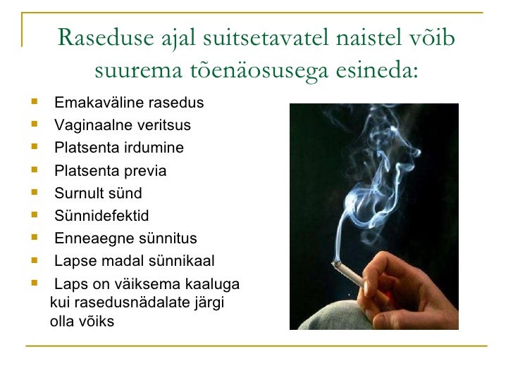 Suitsetamine ja rasedus