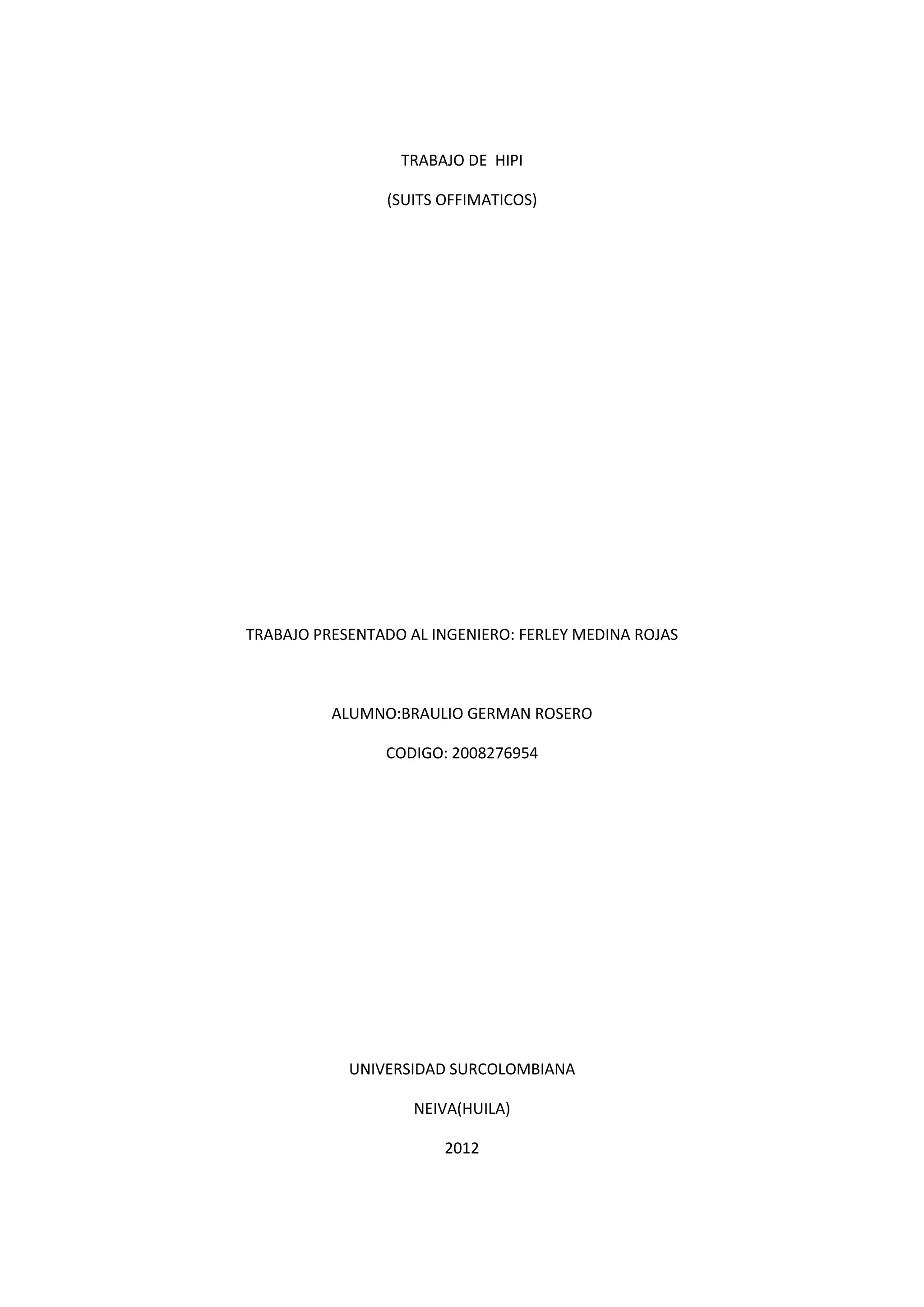Suits ofimaticos pdf