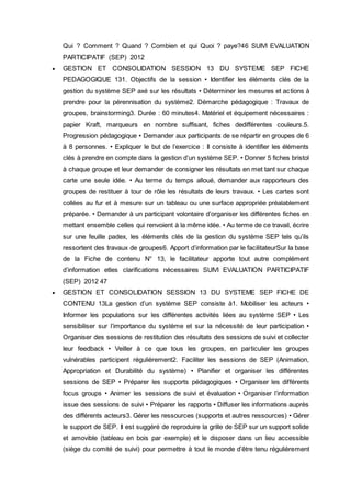 Suivi evaluation participatif | DOCX