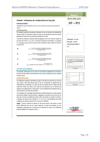Mémoire MASTER 2 Recherche « Transports Espace Réseaux » JOHO Paul
Page | 68
 