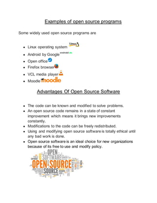 Report writing on Open source software | PDF