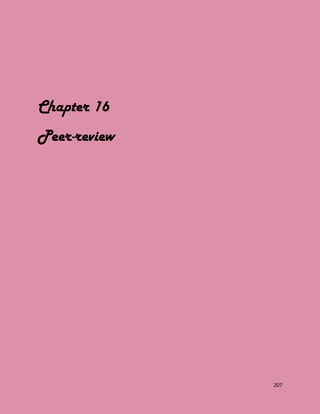 207
Chapter 16
Peer-review
 