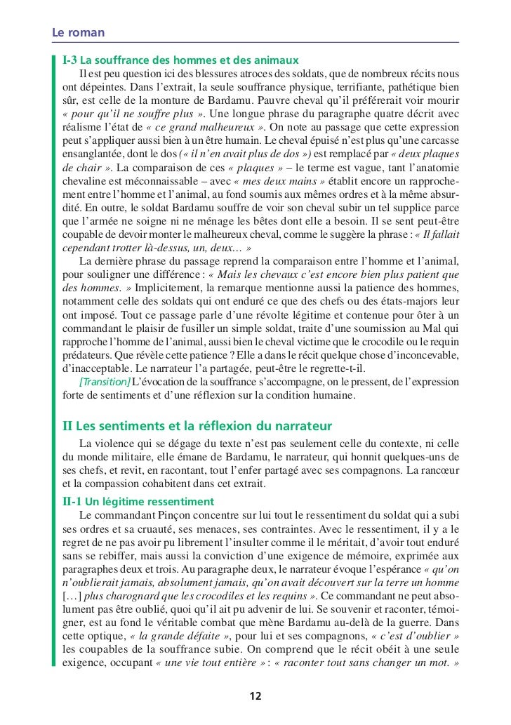 dissertation le roman