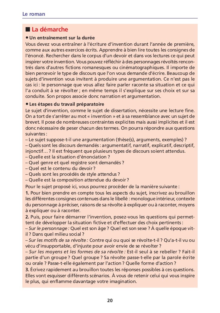 Bac de français 2015 (ES, L, S) : corrigé d’une dissertation (le roman et ses personnages)