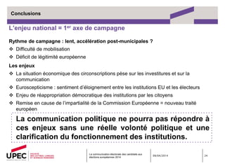 #Conf421 - Sujet 3 - Le point de vue politique sur l'UE