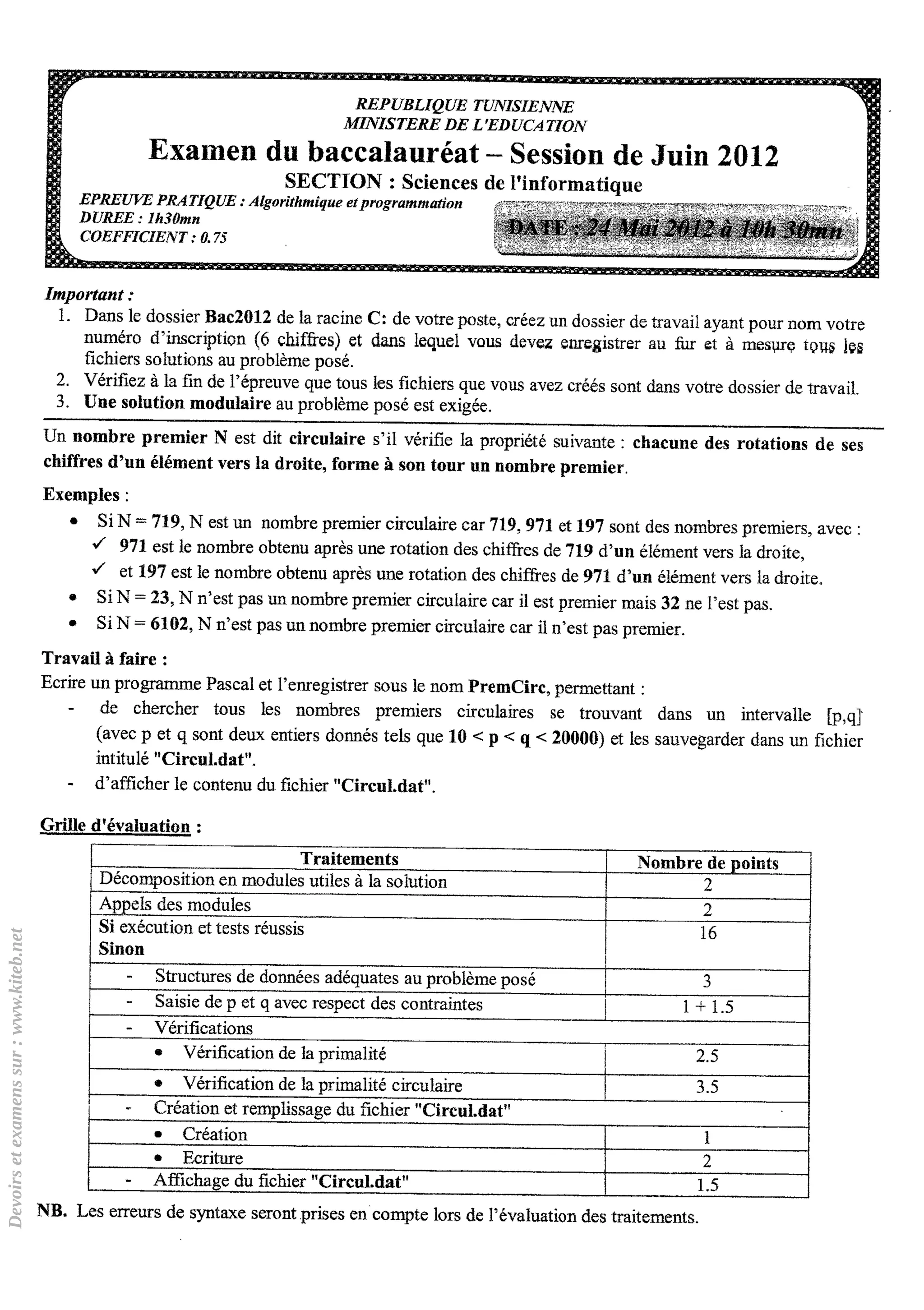 Devoirsetexamenssur:www.kiteb.net
 