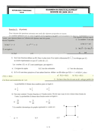 Sujet economie gest2012