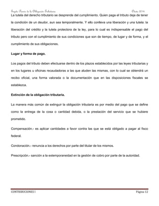 Sujetos pasivos de la obligacion tributaria | PDF