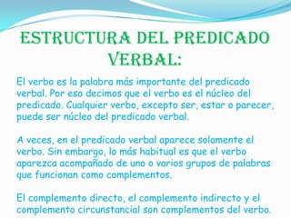 Sujeto y predicado | PPT