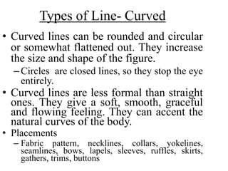 Subround Curved Line Suji elements of design (1) the art of fashion | PPTX