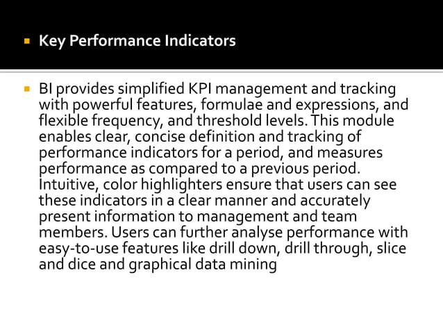 Business Intelligence Ppt