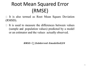 Rmse Vs Rmsd computer application in pharmaceutical research | PPTX