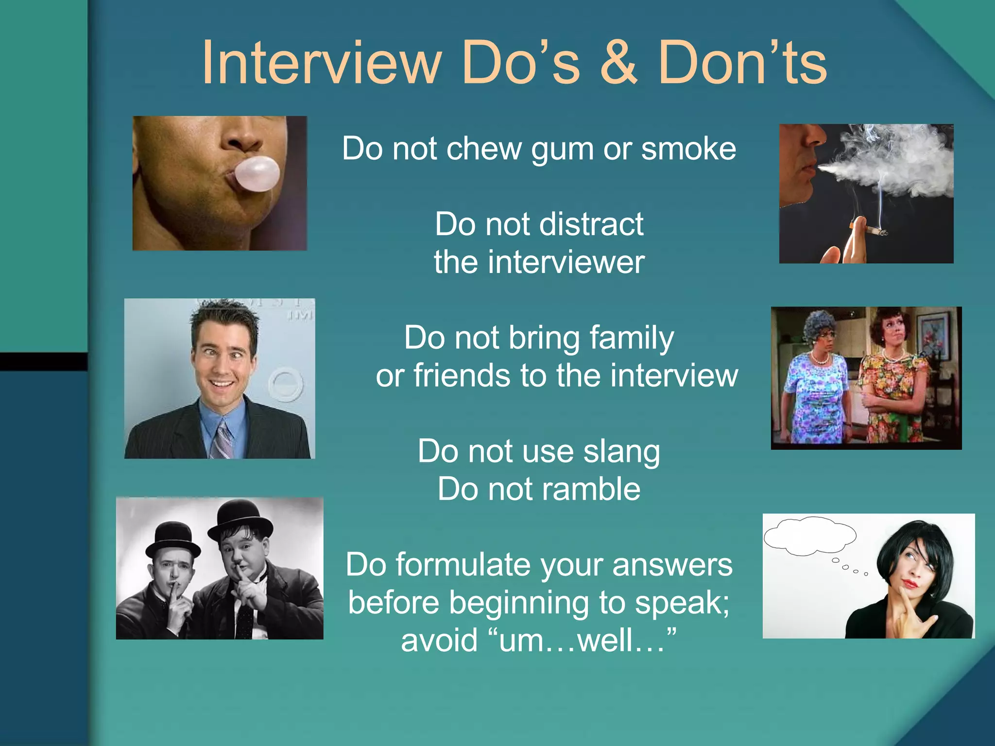 The Successful Job Interview | PPT