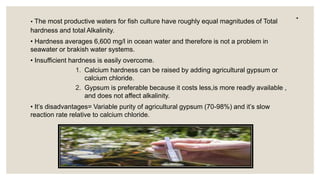 Soil and water quality mangement for sustainable aquaculture.pptx