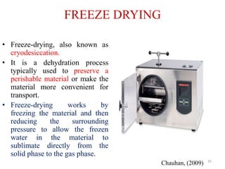 Drying and dehydration of fruit crops | PPTX