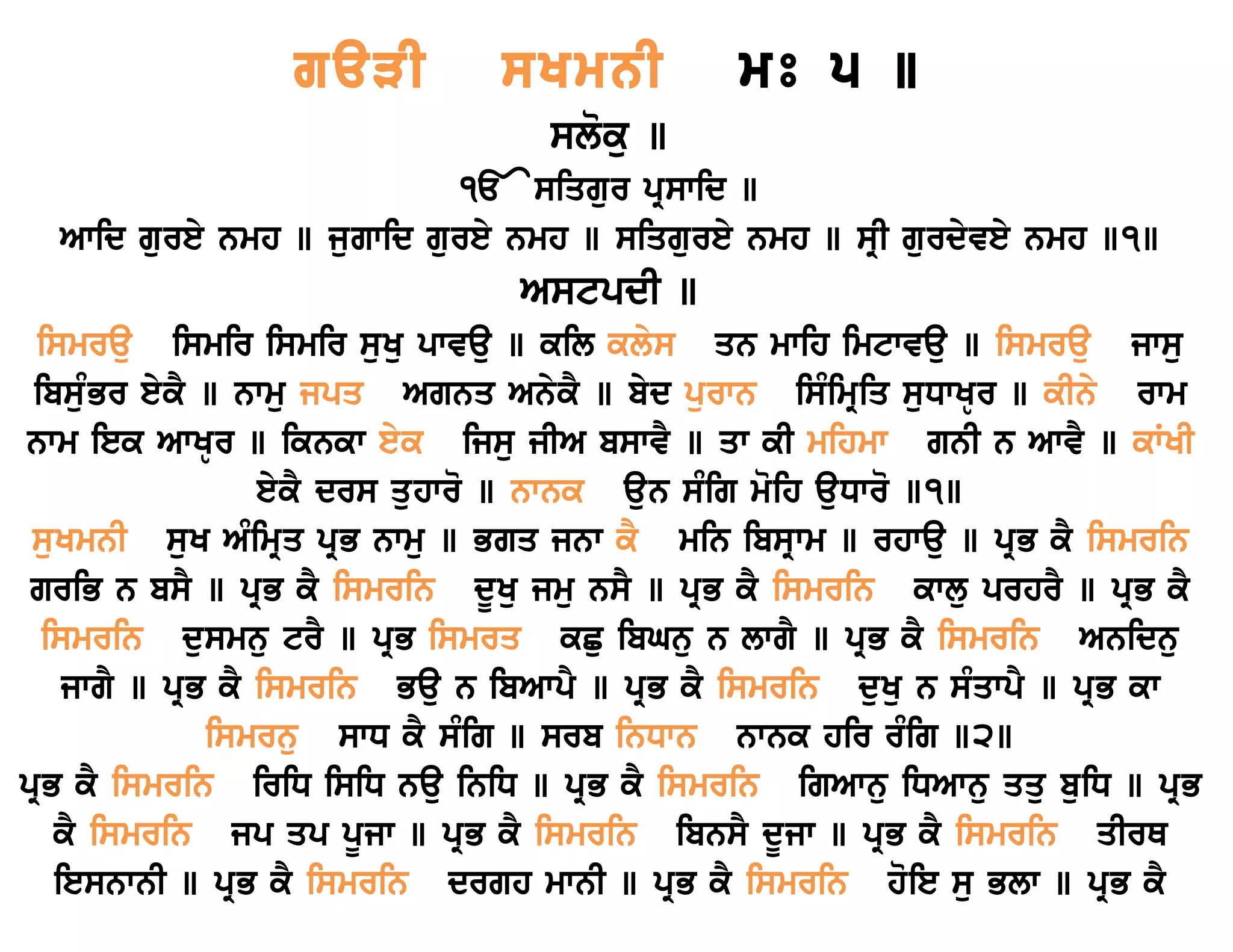 Sukhmani Sahib (Final Draft) | PDF