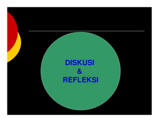 DISKUSI
&
REFLEKSI
 