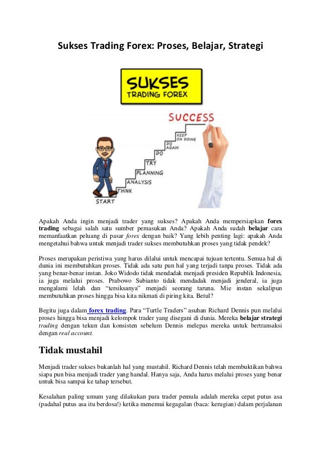 Trader forex indonesia yang sukses