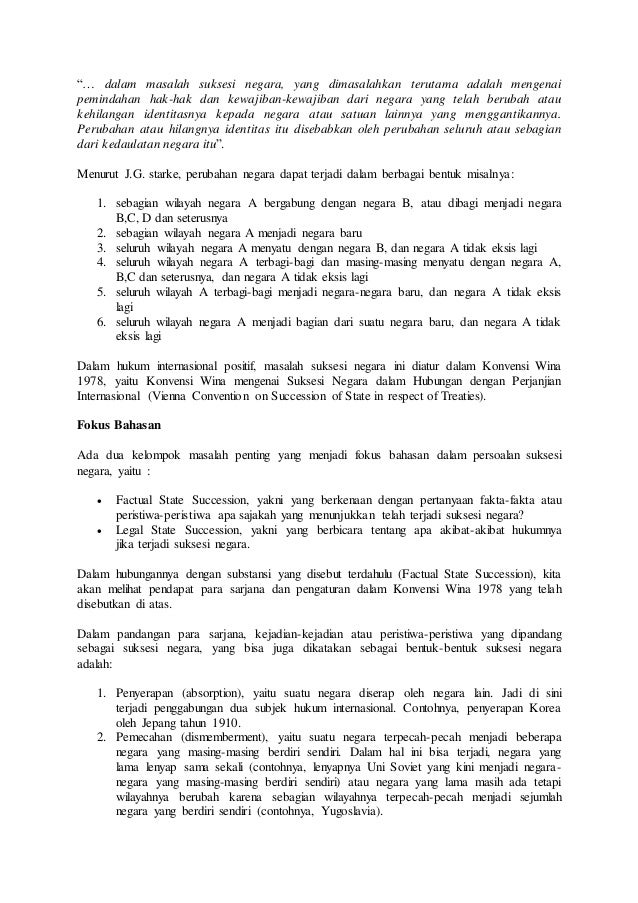 Suksesi Negara