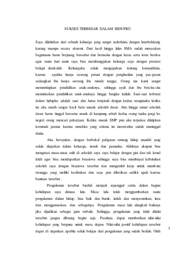 Contoh essay beasiswa unggulan