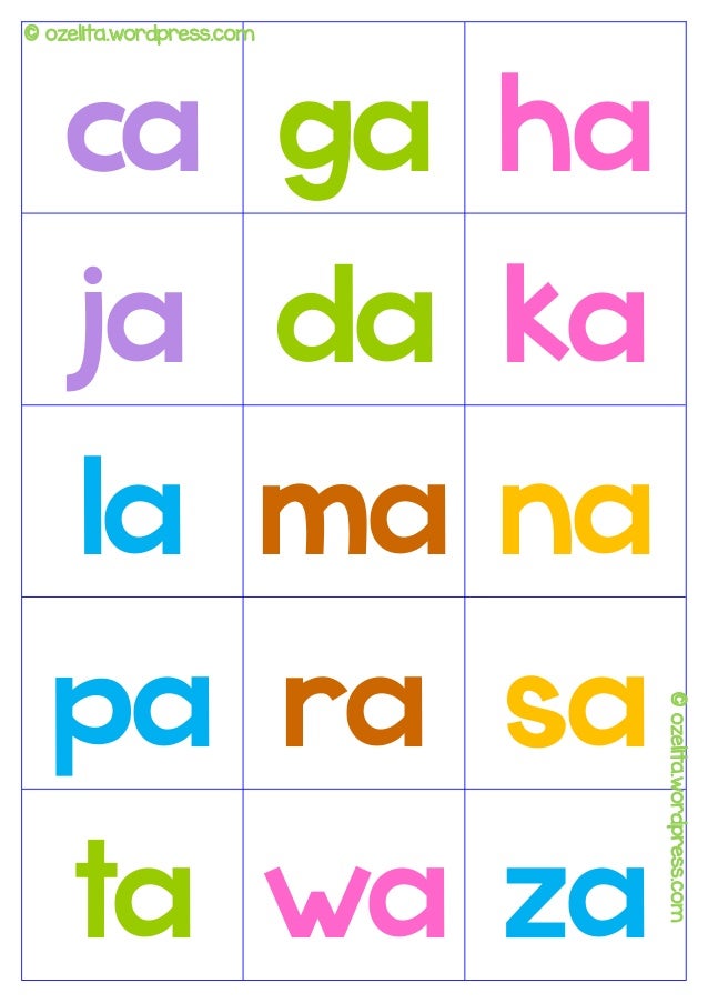 Suku Kata A