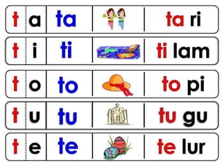 Sukukata awal bergambar