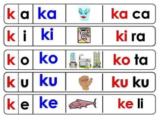 Sukukata awal bergambar