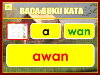 a wan awan BACA SUKU KATA 