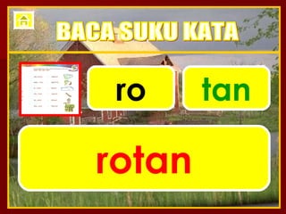 ro tan rotan BACA SUKU KATA 