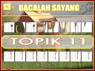 TOPIK 11 -MYK-  BACALAH SAYANG 