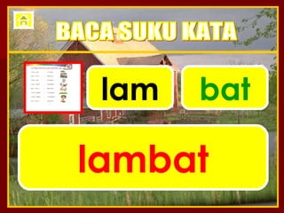 lam bat lambat BACA SUKU KATA 
