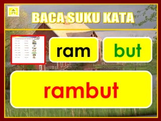 ram but rambut BACA SUKU KATA 