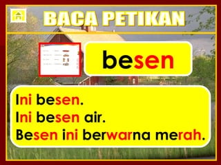be sen I ni  be sen . I ni  be sen  air. Be sen  i ni  ber war na me rah . BACA PETIKAN 