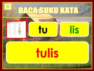 tu lis tulis BACA SUKU KATA 