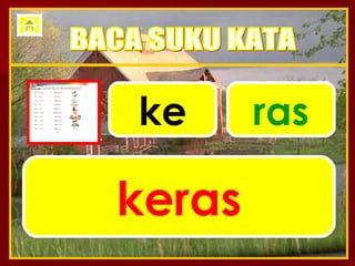 ke ras keras BACA SUKU KATA 