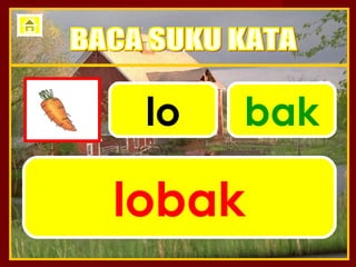 lo   bak

lobak
 