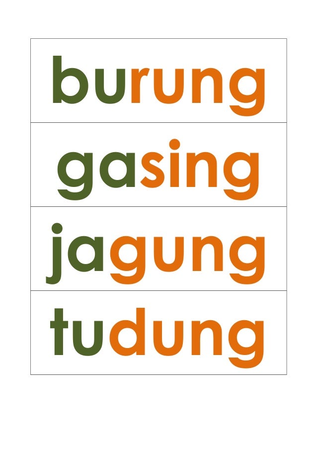 Suku Kata Tertutup Ng