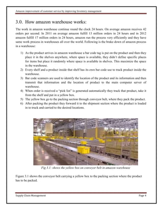 Case study: Amazon improvement of customer service | DOCX