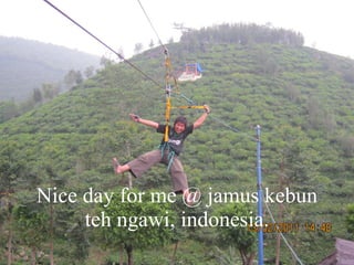 Nice day for me @ jamus kebun teh ngawi, indonesia. 