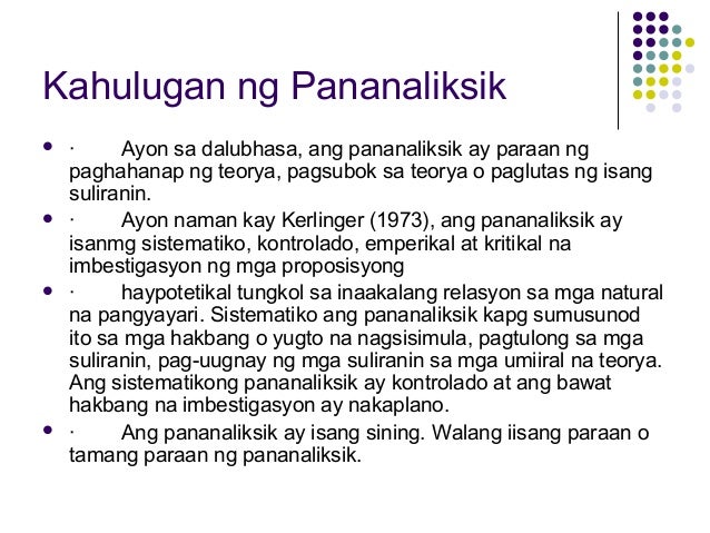 Mga Bahagi Ng Pananaliksik At Kahulugan Ng Bawat Isa Halimbawa - SAHIDA