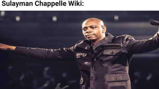 Sulayman Chappelle Wiki:
 