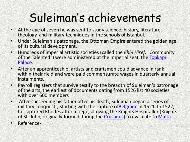 the poetry of suleiman the magnificent essay Suleiman the magnificent sultan he was called magnificent only by those he’s also a talented poet, able to write in persian (iran was famous for its poetry. the poetry of suleiman the magnificent essay Suleiman the magnificent sultan he was called magnificent only by those he’s also a talented poet, able to write in persian (iran was famous for its poetry.
