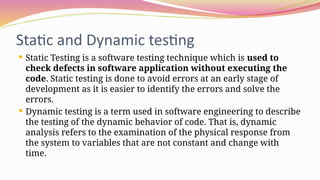 white box and black box testing in software engineering | PPTX