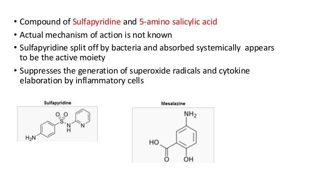 Sulfasalazine (Azulfidine) Ulcerative Colitis