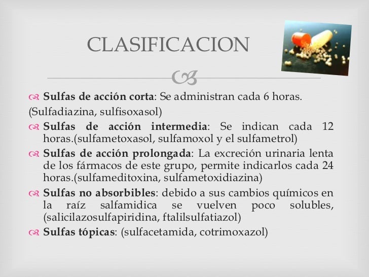 Sulfas y quinolas