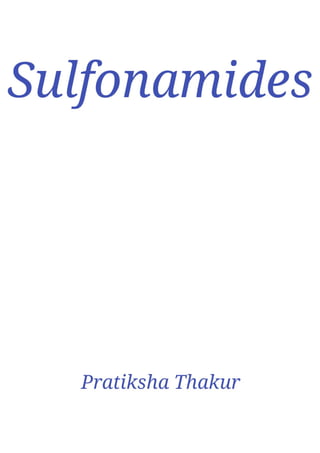 Sulfonamides 
