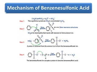 Mechanism of Benzenesulfonic Acid
 