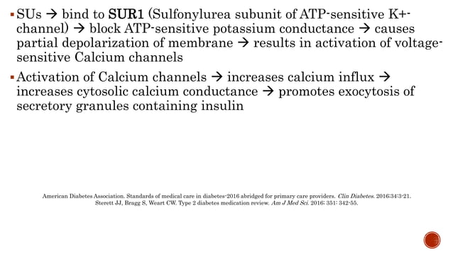Sulfonylureas for Diabetes: A deep insight | PPTX | Endocrine and ...